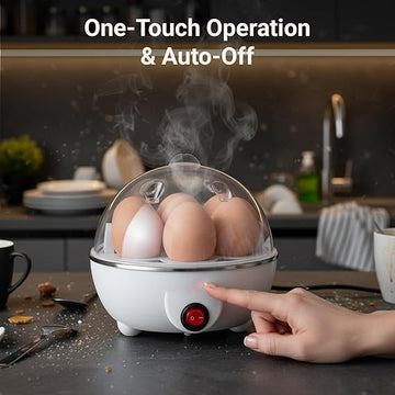 Electric Egg Cooker 7 Eggs Steamer