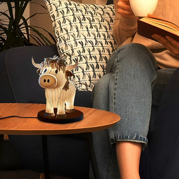 Cow Table Lamp-Fun Cow Small Night Lamp